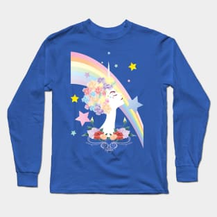 Rainbow Unicorn Long Sleeve T-Shirt